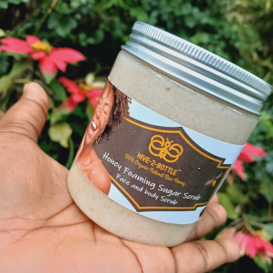 Honey sugar scrub